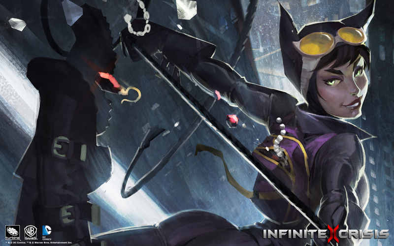 Illustration for article titled Mecha Superman And More Infinite Crisis Wallpapers